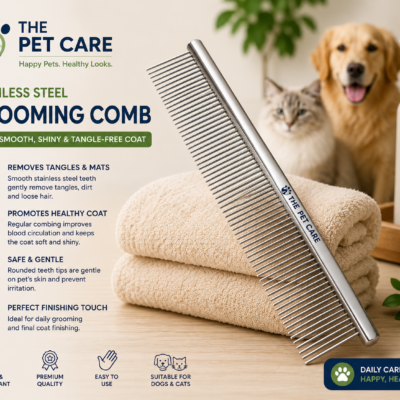Stainless Steel Grooming Comb