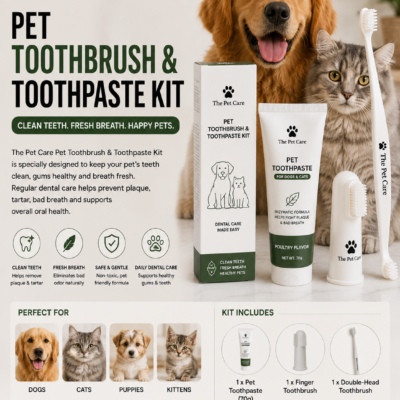 Pet Toothbrush & Toothpaste Kit 70GM With Kit